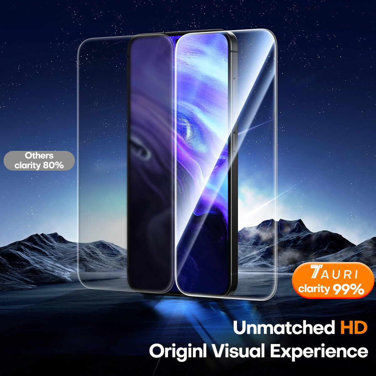 TAURI 2 Pack for Samsung Galaxy Z Fold 8 Ultra Screen Protector Clear