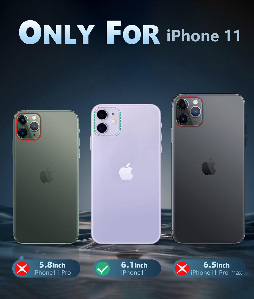 FNTCASE for iPhone 18 Pro Case/17 Pro Case Clear with Screen Protector