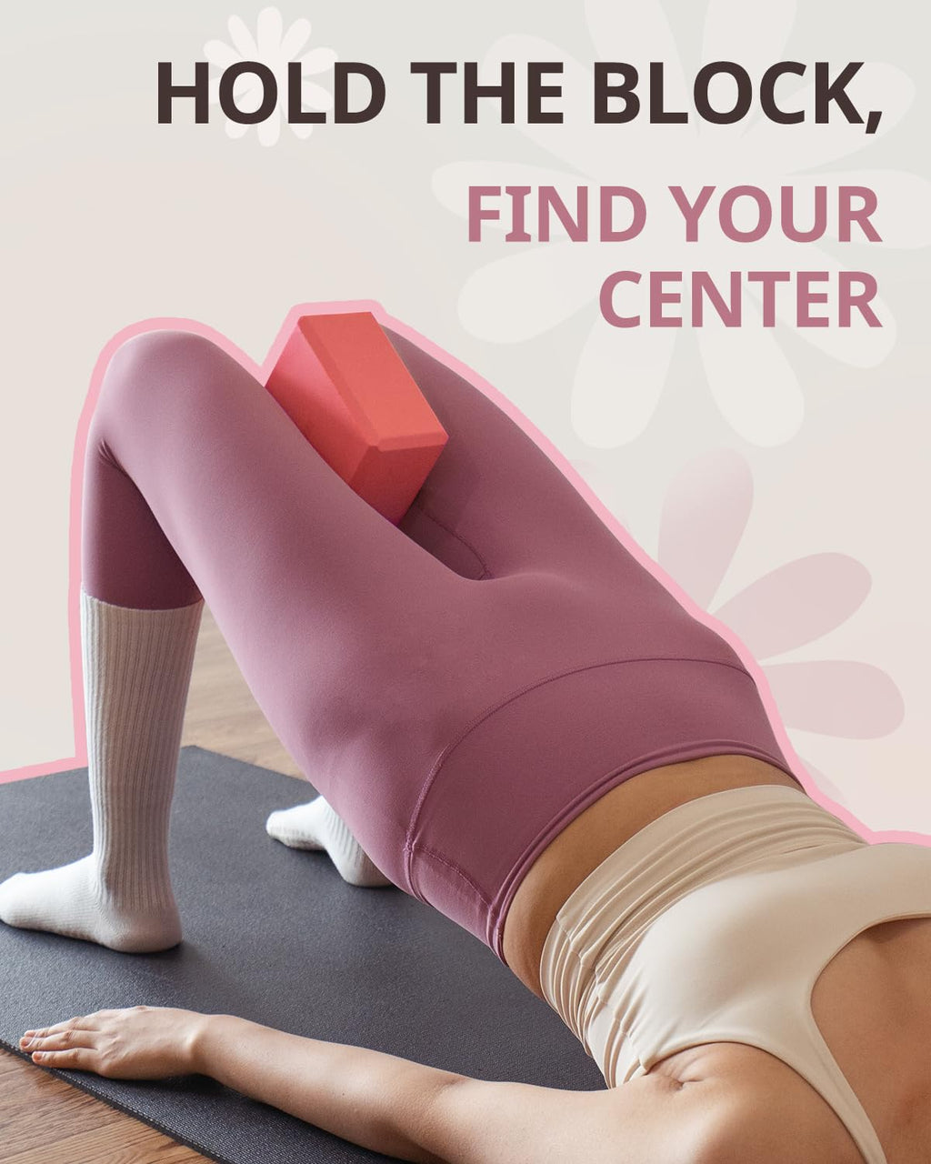 Yoga Blocks 2 Pack with Supportive Non-Slip Foam for Yoga Pilate Stretching