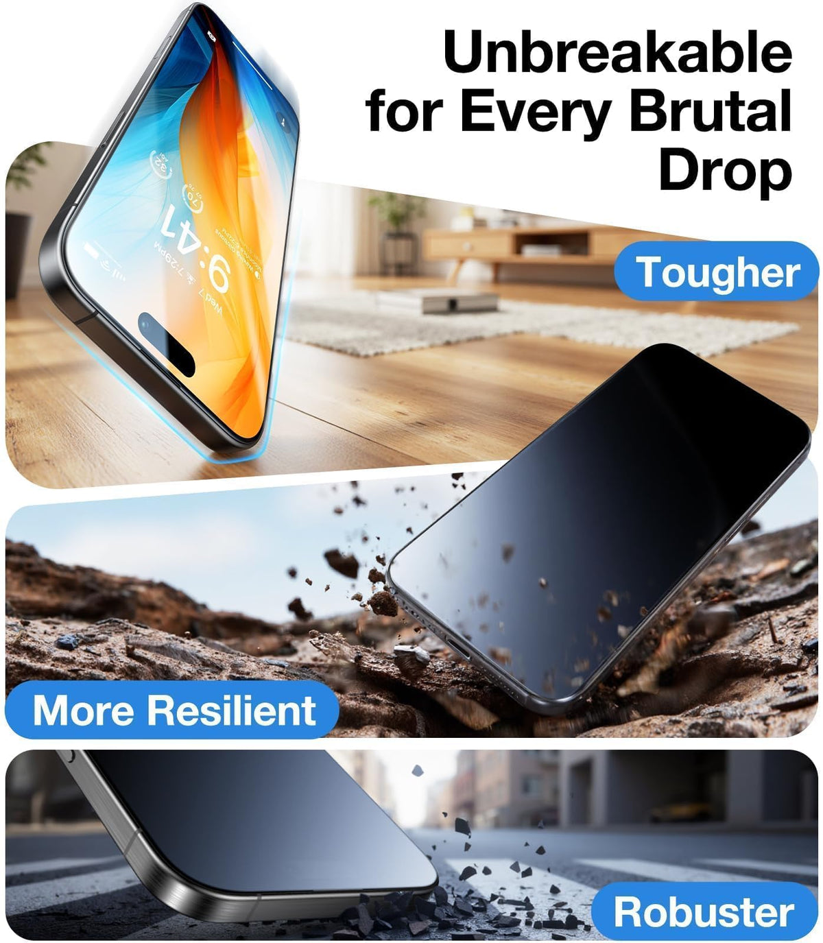 UltraGlass TOP 9H+ Armor for iPhone 14 Pro Max Privacy Screen Protector
