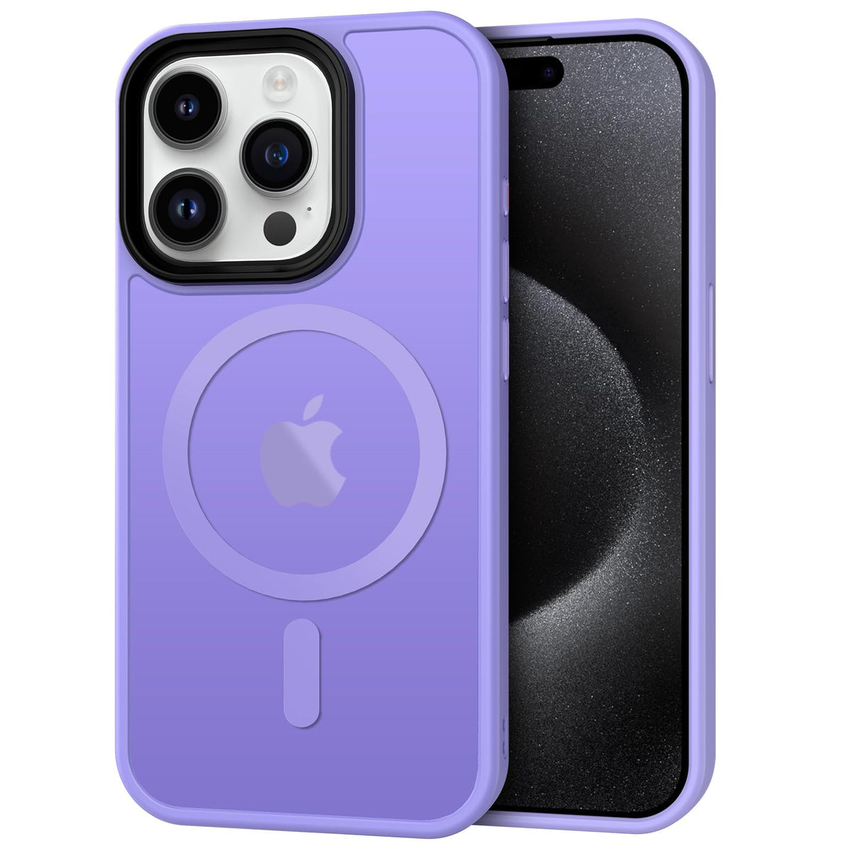 CACOE Magnetic Case for iPhone 13 & iPhone 14 6.1 inch, Matte Black