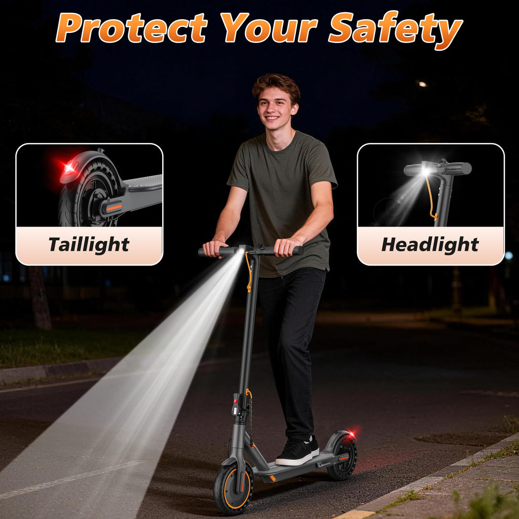 VOLPAM Electric Scooter, 350W/500W Motor, 21/28/40 Miles Long Range