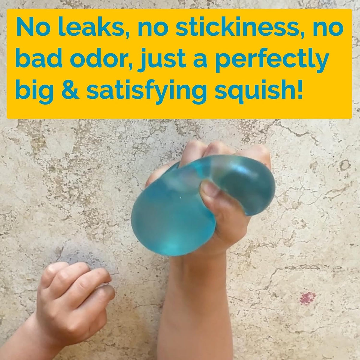 Original BigBlok Premium Stress Cube, Squishy Fidget Toy, Kids & Adults