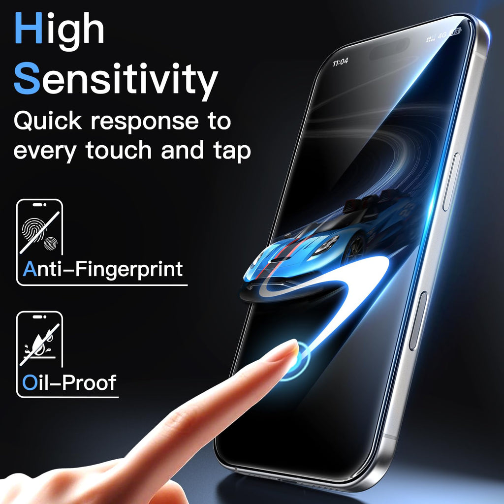 JETech Screen Protector for iPhone 13/13 Pro, 3-Pack