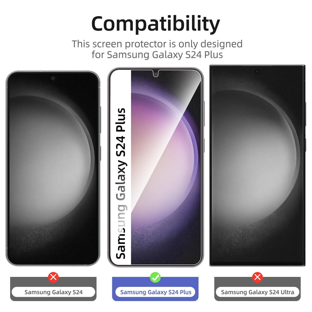 NEW'C for Samsung Galaxy S23 6.1" (SM-S911),Screen Protector Tempered Glass