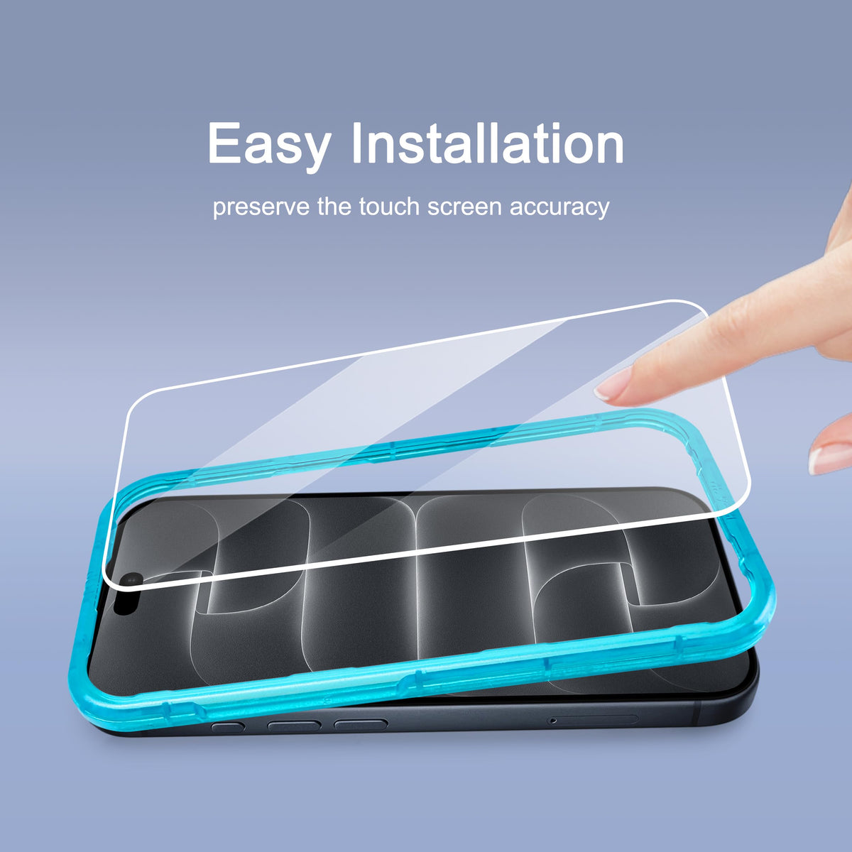 Ailun Screen Protector + Camera Lens Protector for iPhone 16, 3+3 Pack