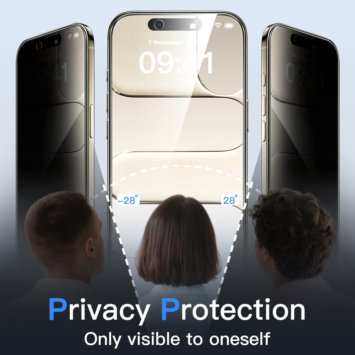 JETech Privacy Screen Protector for iPhone 18 Pro, 2-Pack