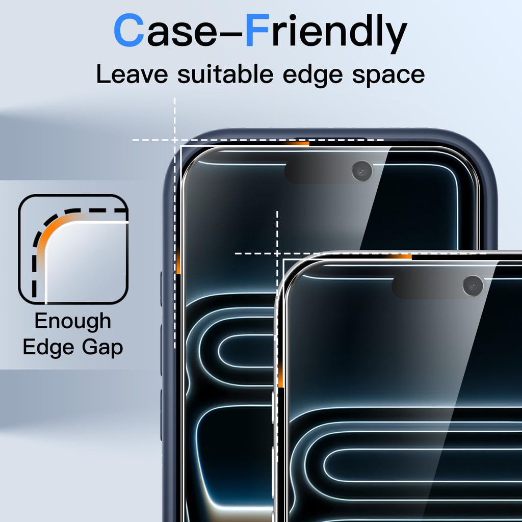 JETech Privacy Screen Protector for iPhone 18 Pro, 2-Pack