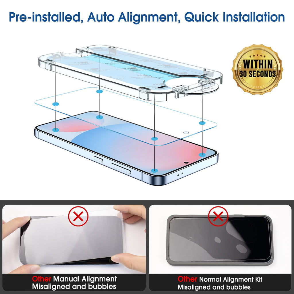 amFilm OneTouch for Samsung Galaxy S24 Ultra Screen Protector TemperedGlass