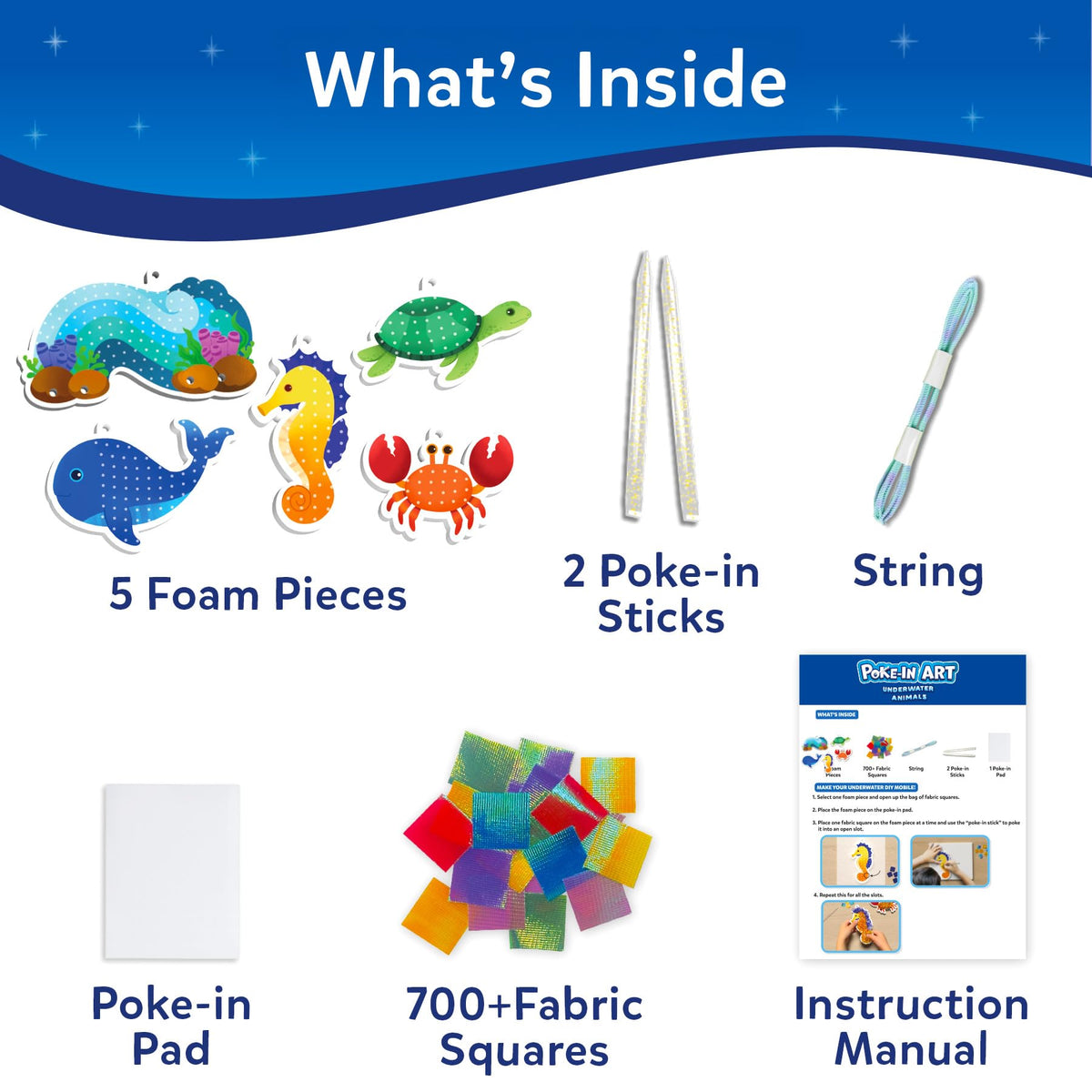 Skillmatics Poke-in Art – Disney Princesses, Wood Craft Kit, Gift for Kids