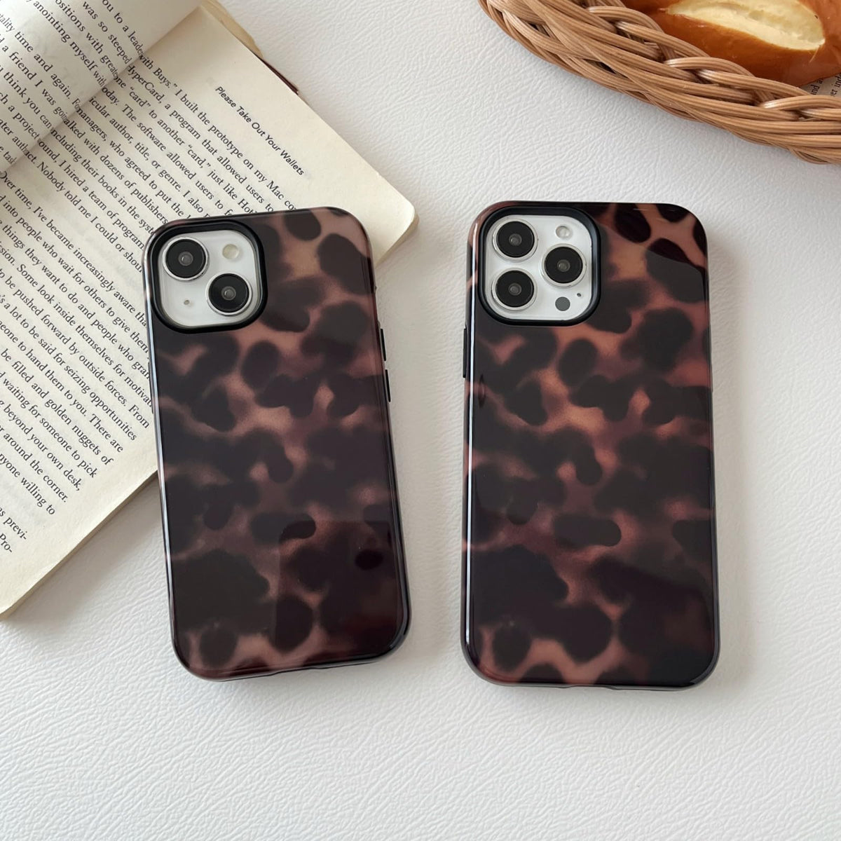Longlayss Compatible with iPhone 16 Pro Case Tortoise Shell Phone Case