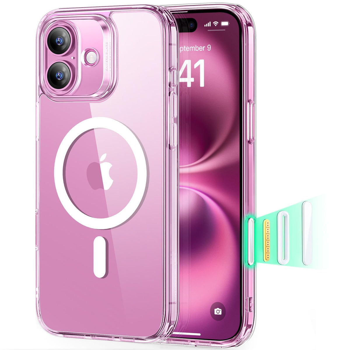 ESR Classic Hybrid for iPhone 17/18 Pro Case, Clear