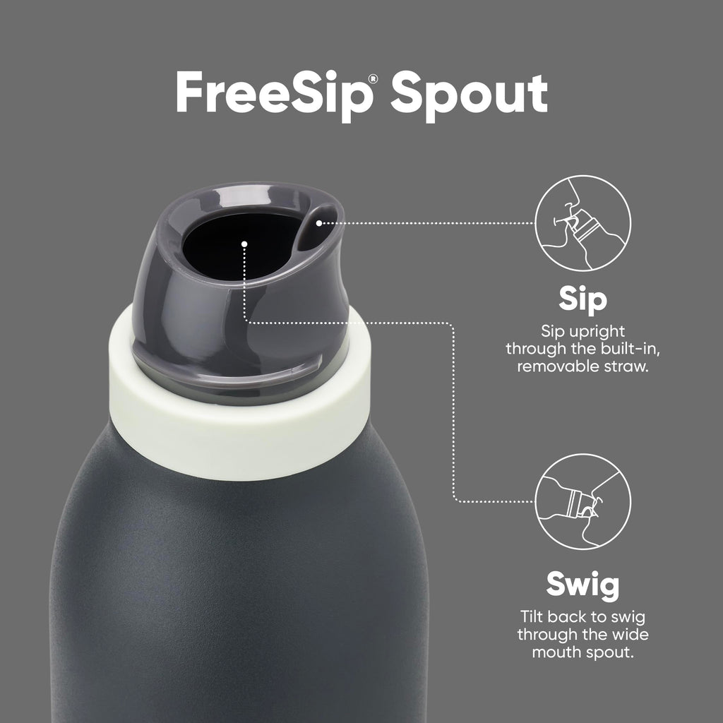Owala FreeSip Twist Stainless Steel Water Bottle 24 oz Daybreak
