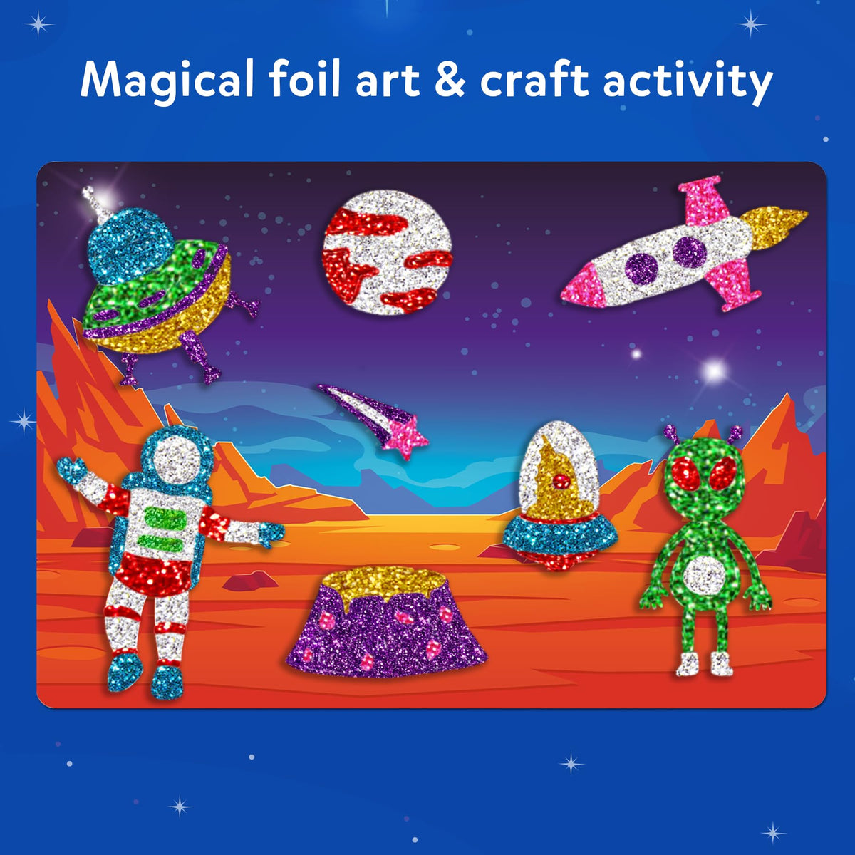 Skillmatics Foil Fun Girl Power, Foil Art & Craft Activity, Gift for Tweens