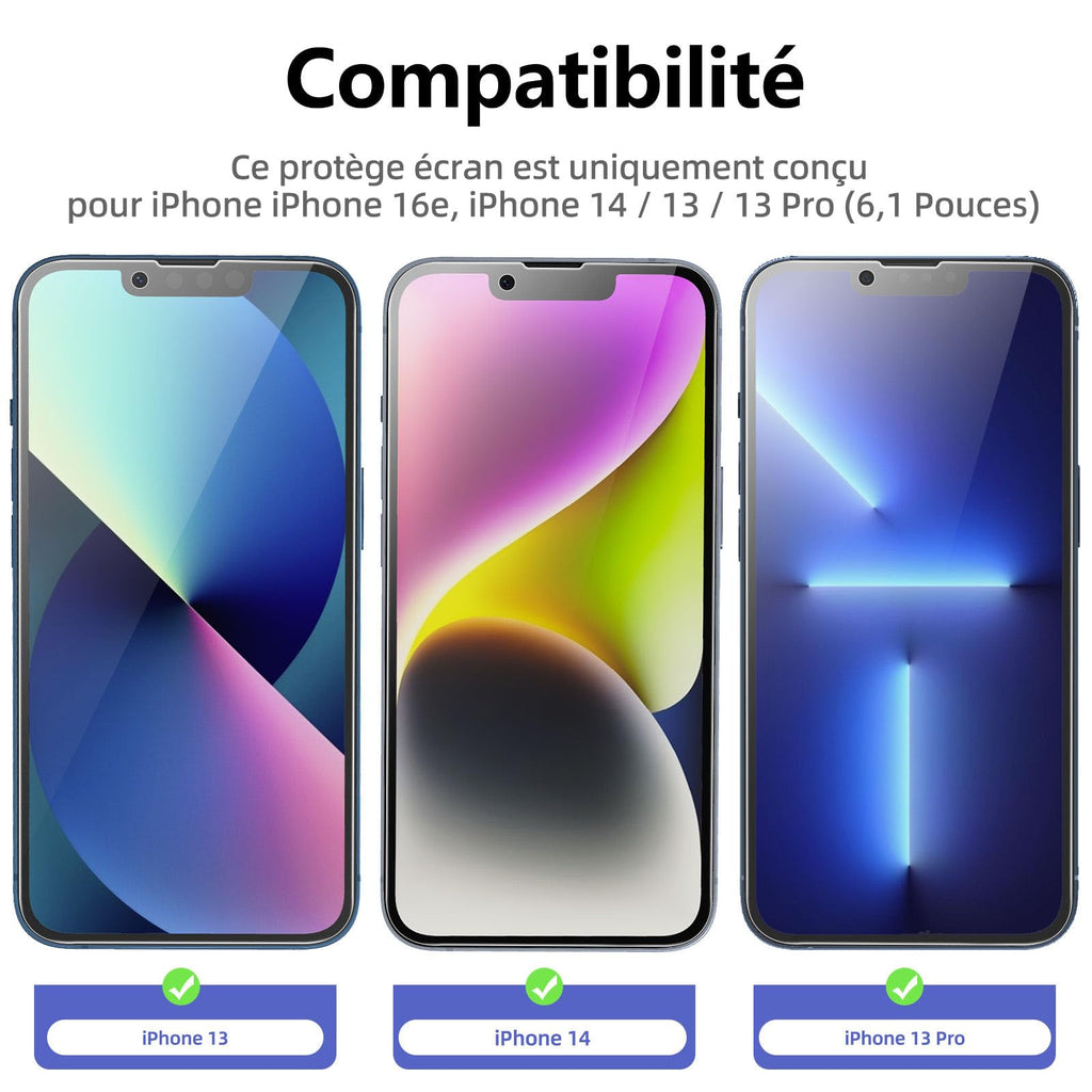 NEW'C for iPhone 16, iPhone 15 Screen Protector Installation Tool Included