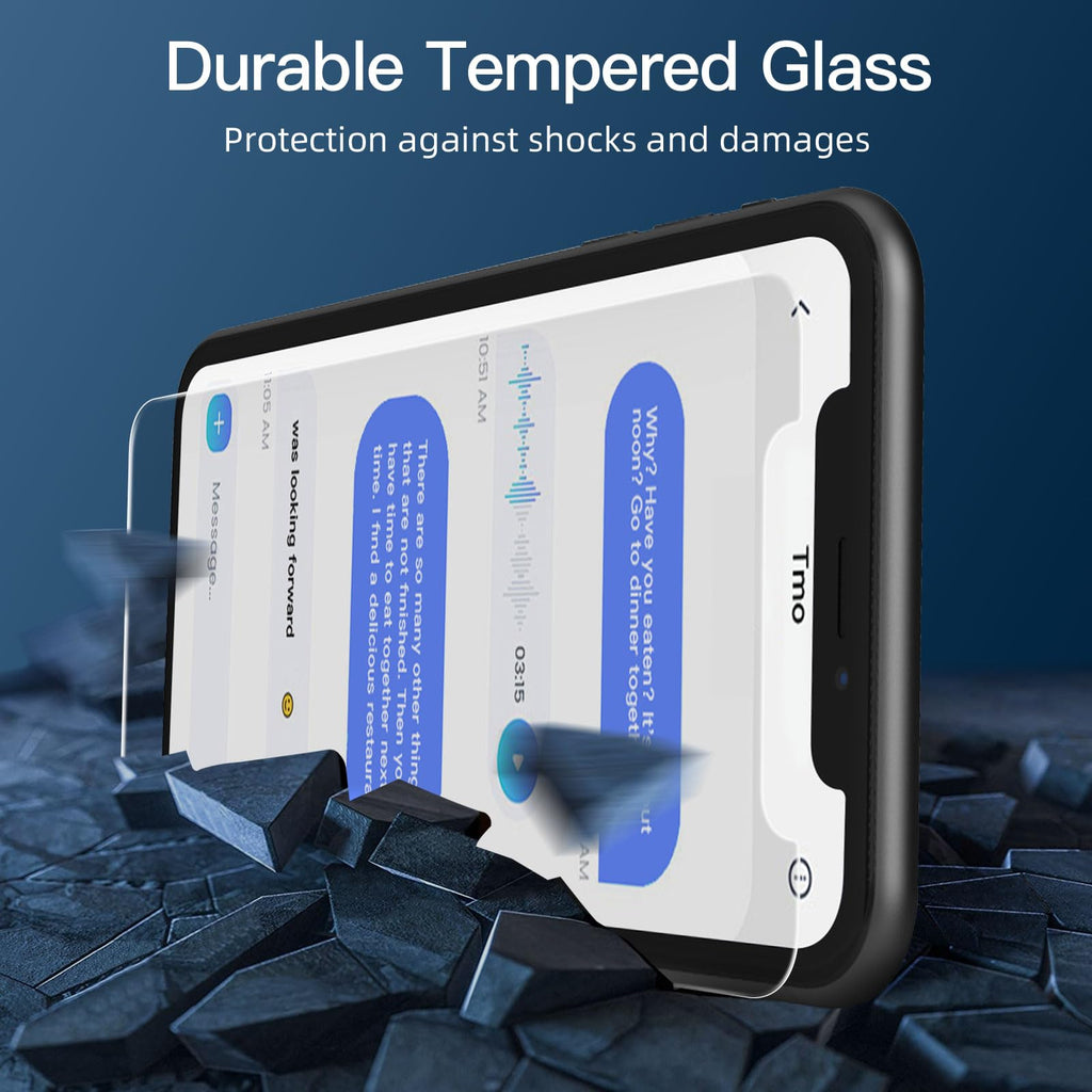NEW'C for iPhone 16, iPhone 15 Screen Protector Installation Tool Included