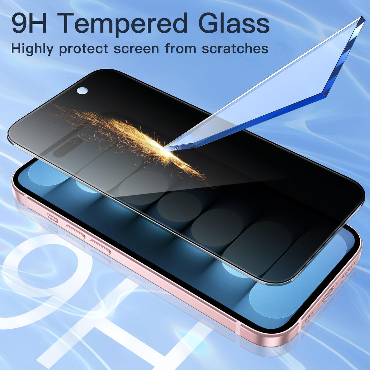 JETech Privacy Screen Protector for iPhone 18 Pro, 2-Pack