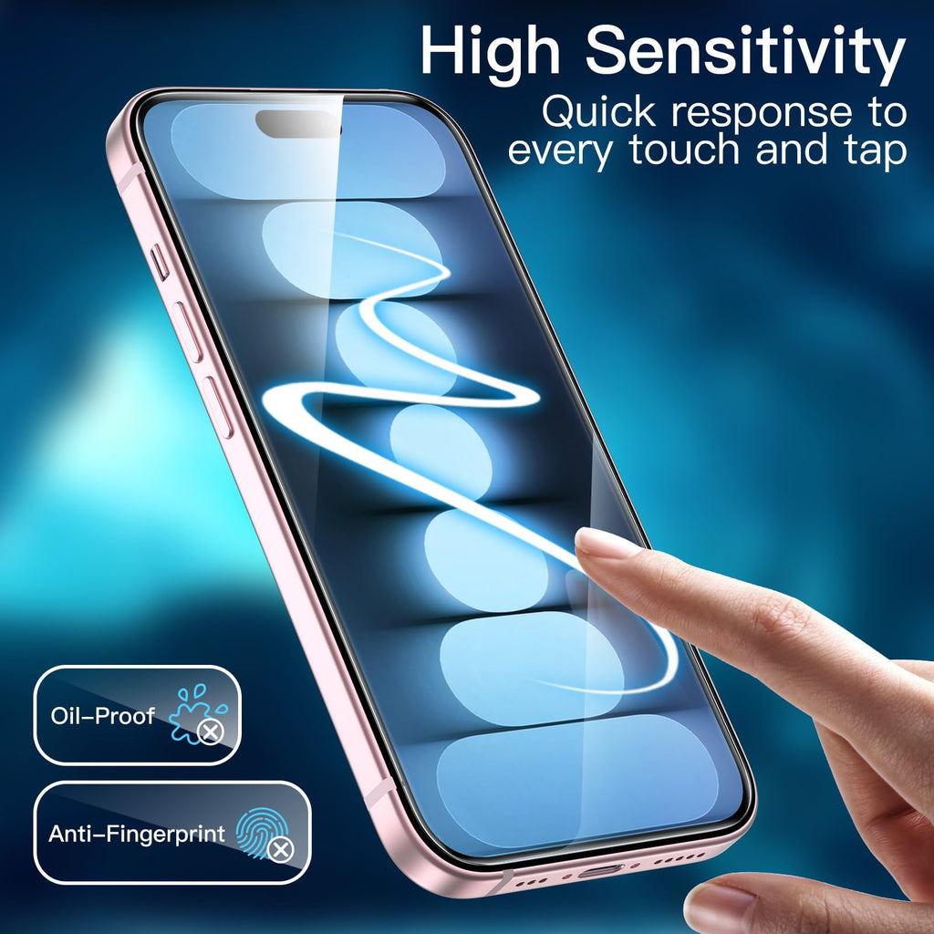JETech Screen Protector for iPhone 18 Pro Max/17 Pro Max, 3-Pack