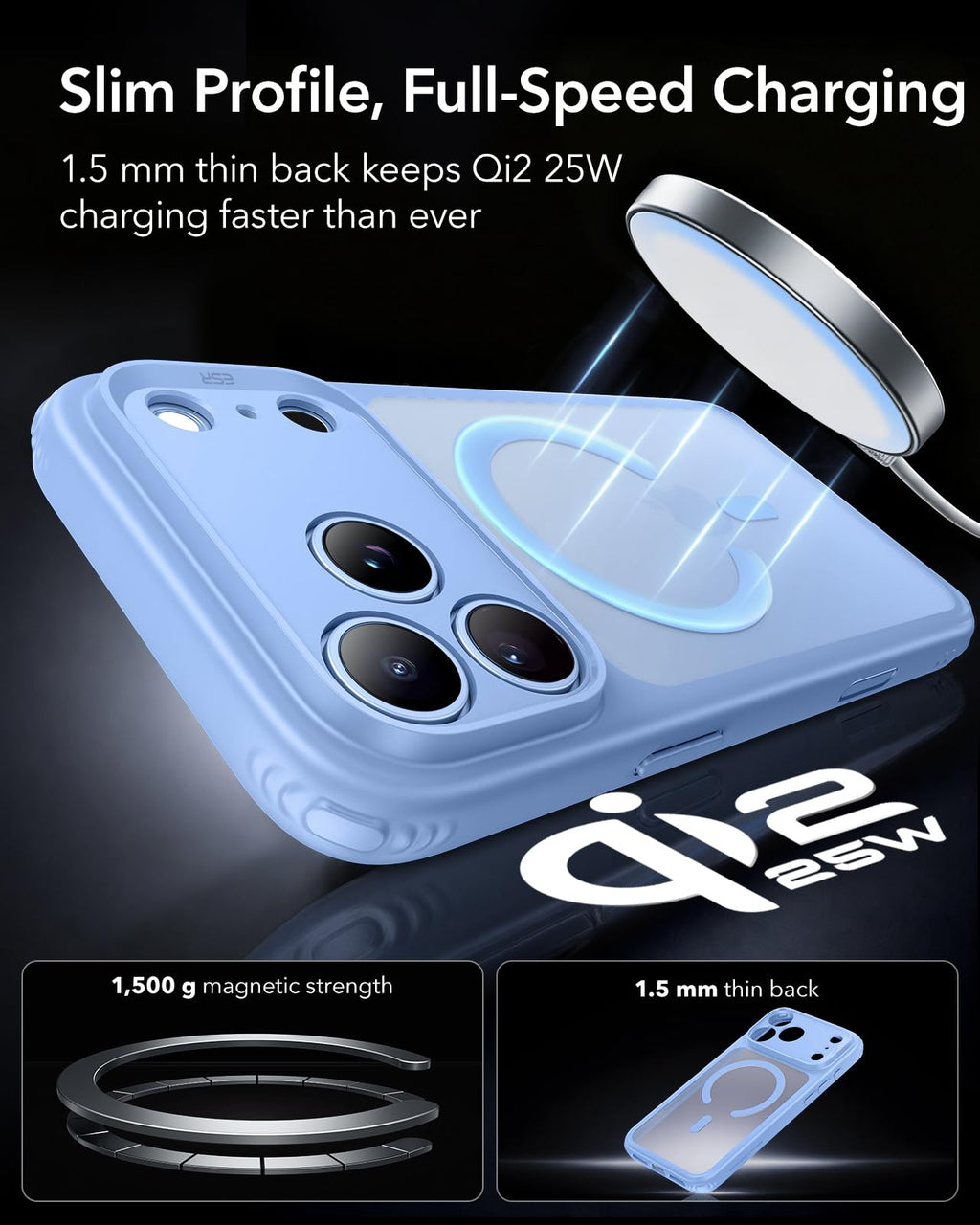 ESR Classic Hybrid for iPhone 17/18 Pro Case, Clear