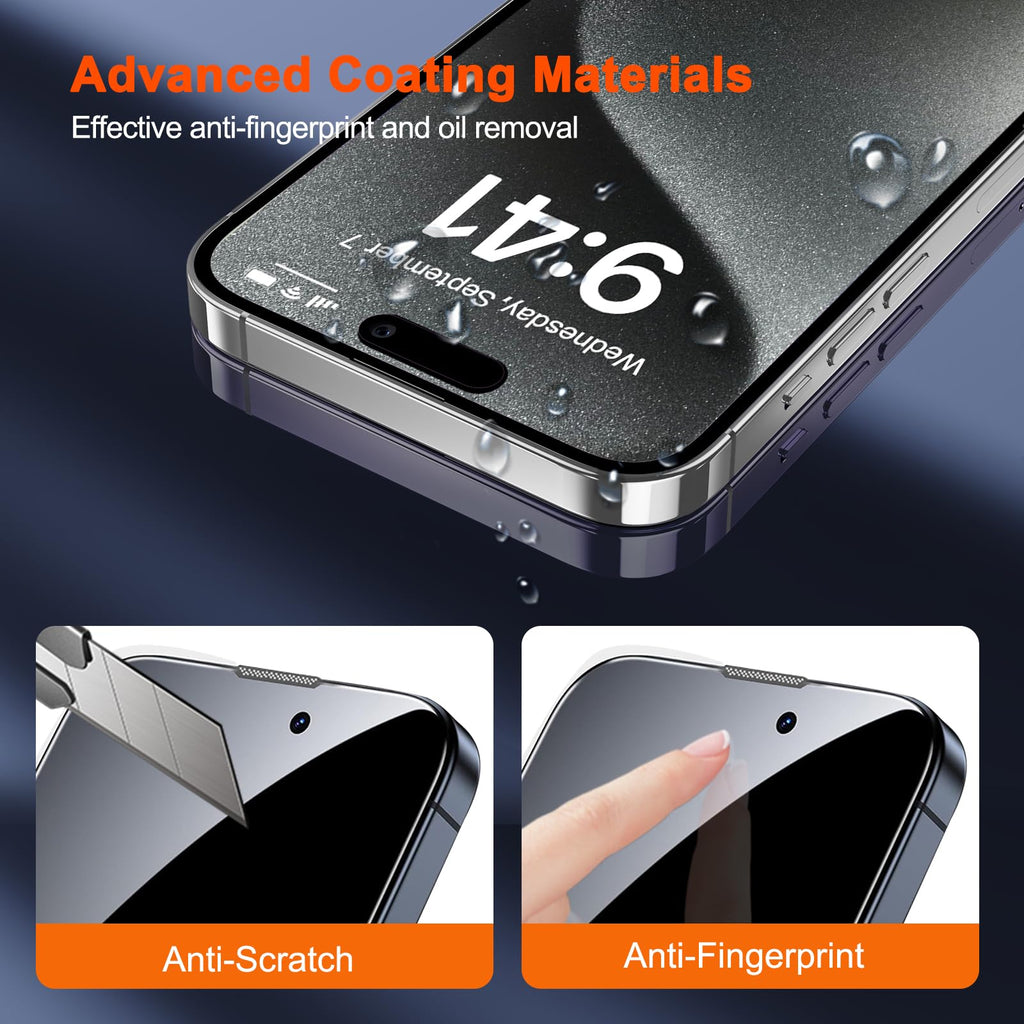 SIBEITU 3+3 Pack Screen Protector + Camera Lens Protector for iPhone 18 Pro