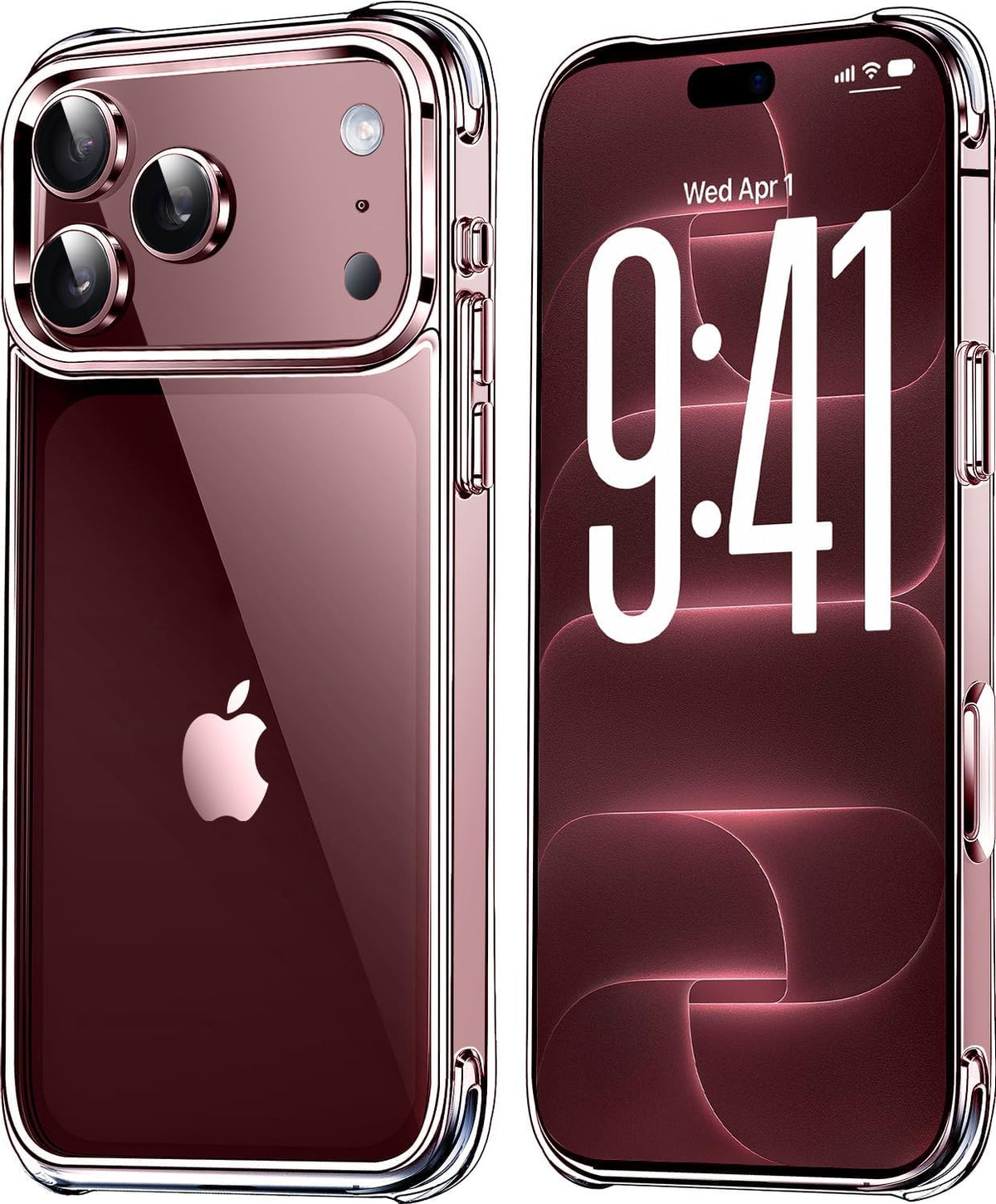 Mkeke for iPhone 18 Pro Max Case Clear [Not-Yellowing]