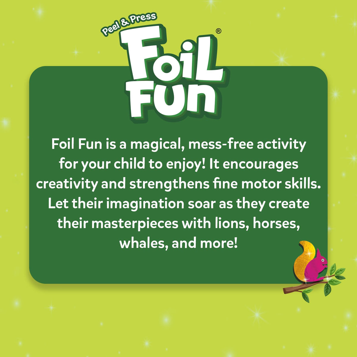 Skillmatics Foil Fun Girl Power, Foil Art & Craft Activity, Gift for Tweens