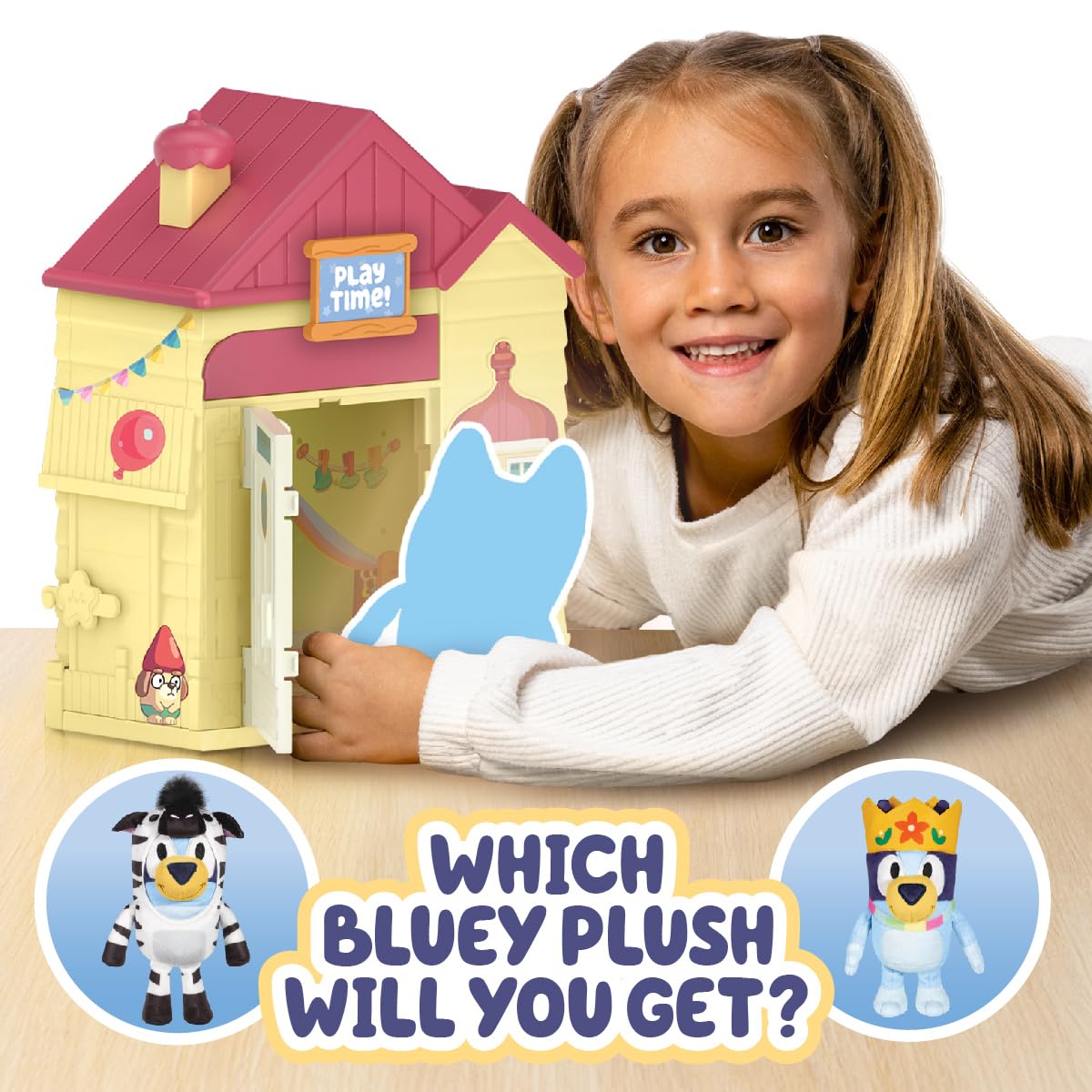 Bluey Friends 3 Pack Plush Toys, Lucky, Chloe and Coco