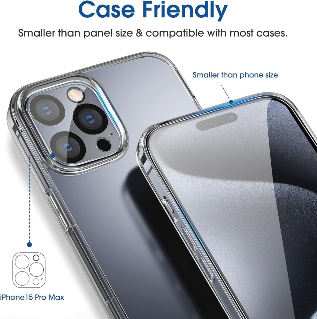 amFilm OneTouch for iPhone 18 Pro Max 6.9'' Screen Protector Tempered Glass