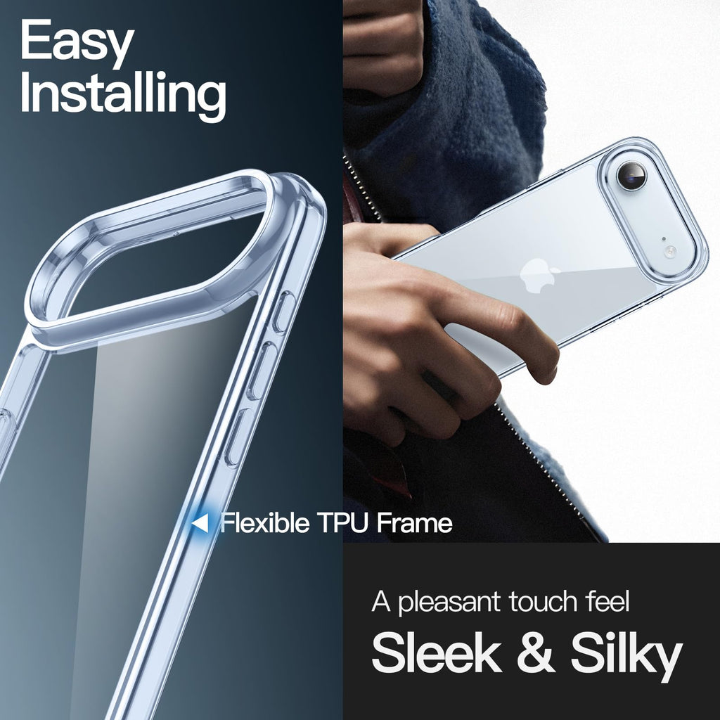 JETech Case for iPhone 17 Pro Max, Anti-Yellowing, Black