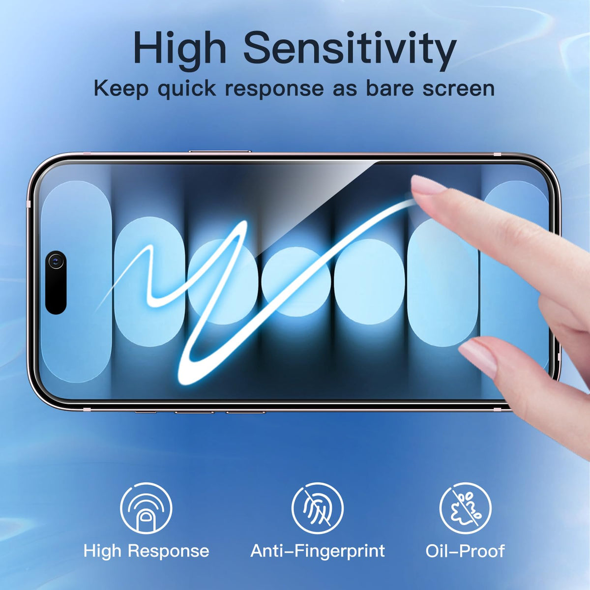 JETech Privacy Screen Protector for iPhone 18 Pro, 2-Pack