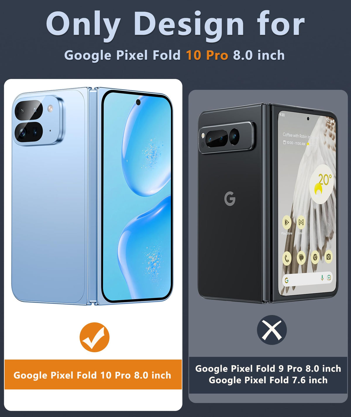 FNTCASE for Moto G-Power-5G-2026/2025 Clear Case with Screen Protector