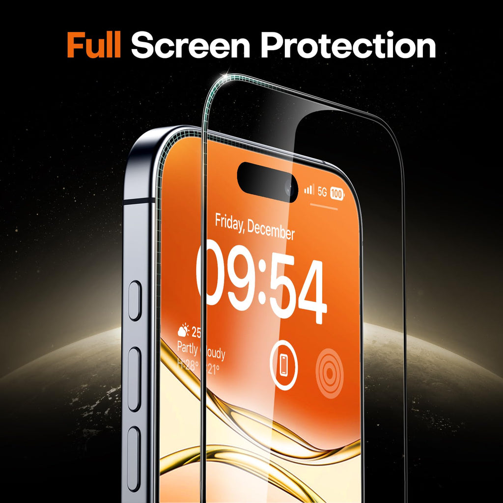 TOCOL for iPhone 17 Pro Max Screen Protector, Easy Installation