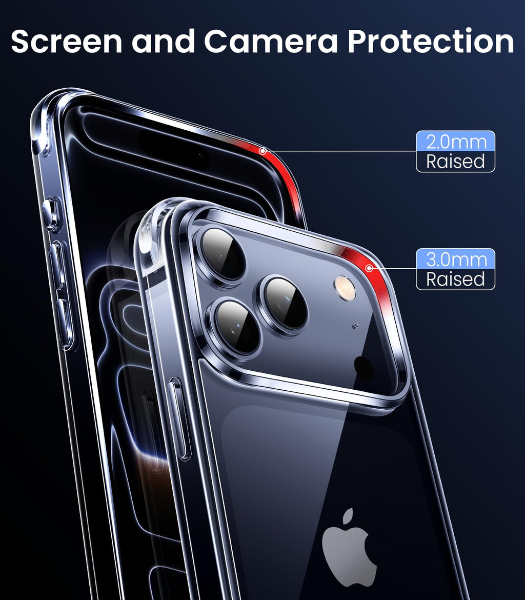 Mkeke for iPhone 18 Pro Max Case Clear [Not-Yellowing]