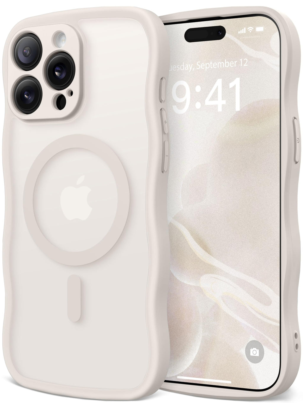 CAPRARO Cute for iPhone 13 Pro Case, Compatible with MagSafe
