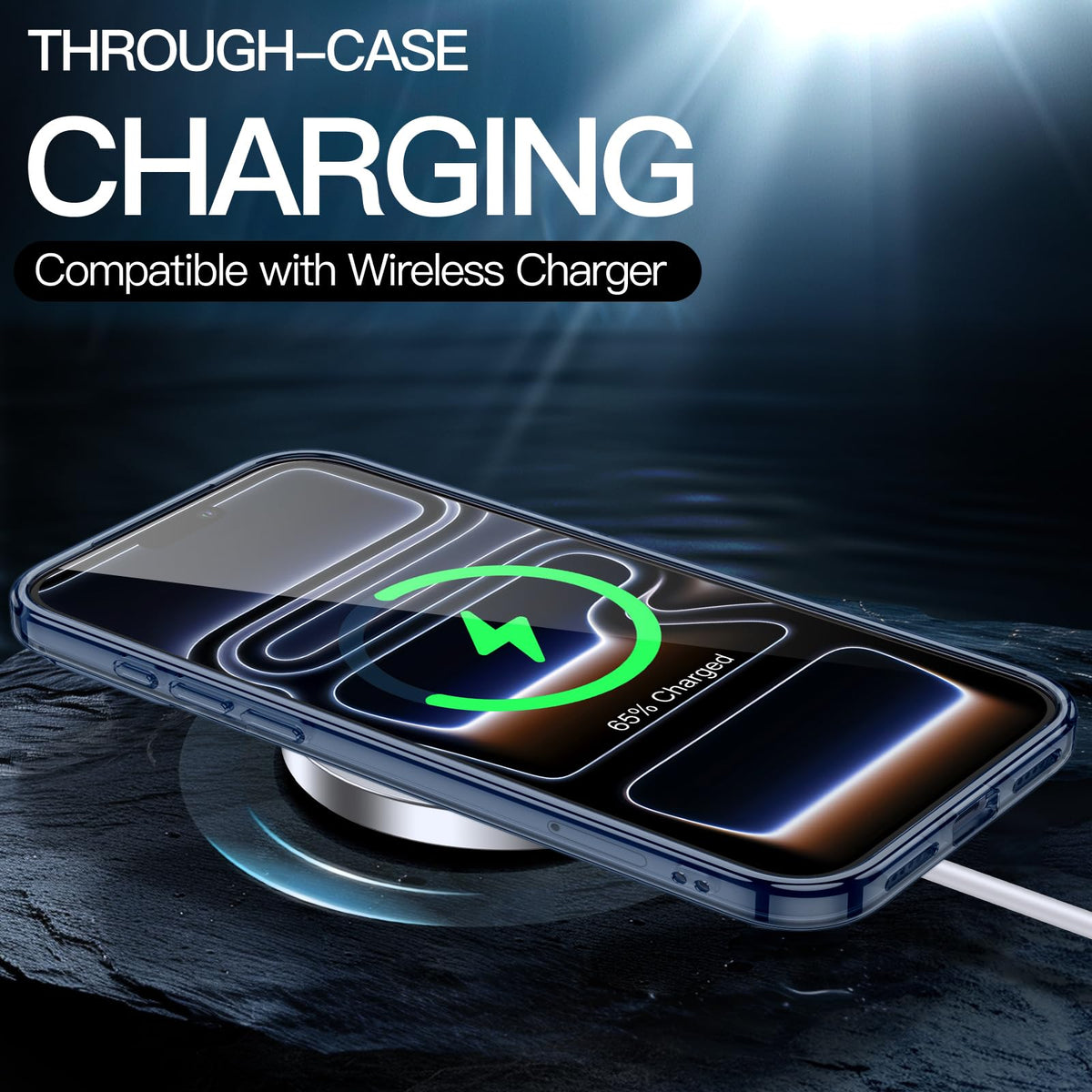 JETech Case for iPhone 17 Pro Max, Anti-Yellowing, Black