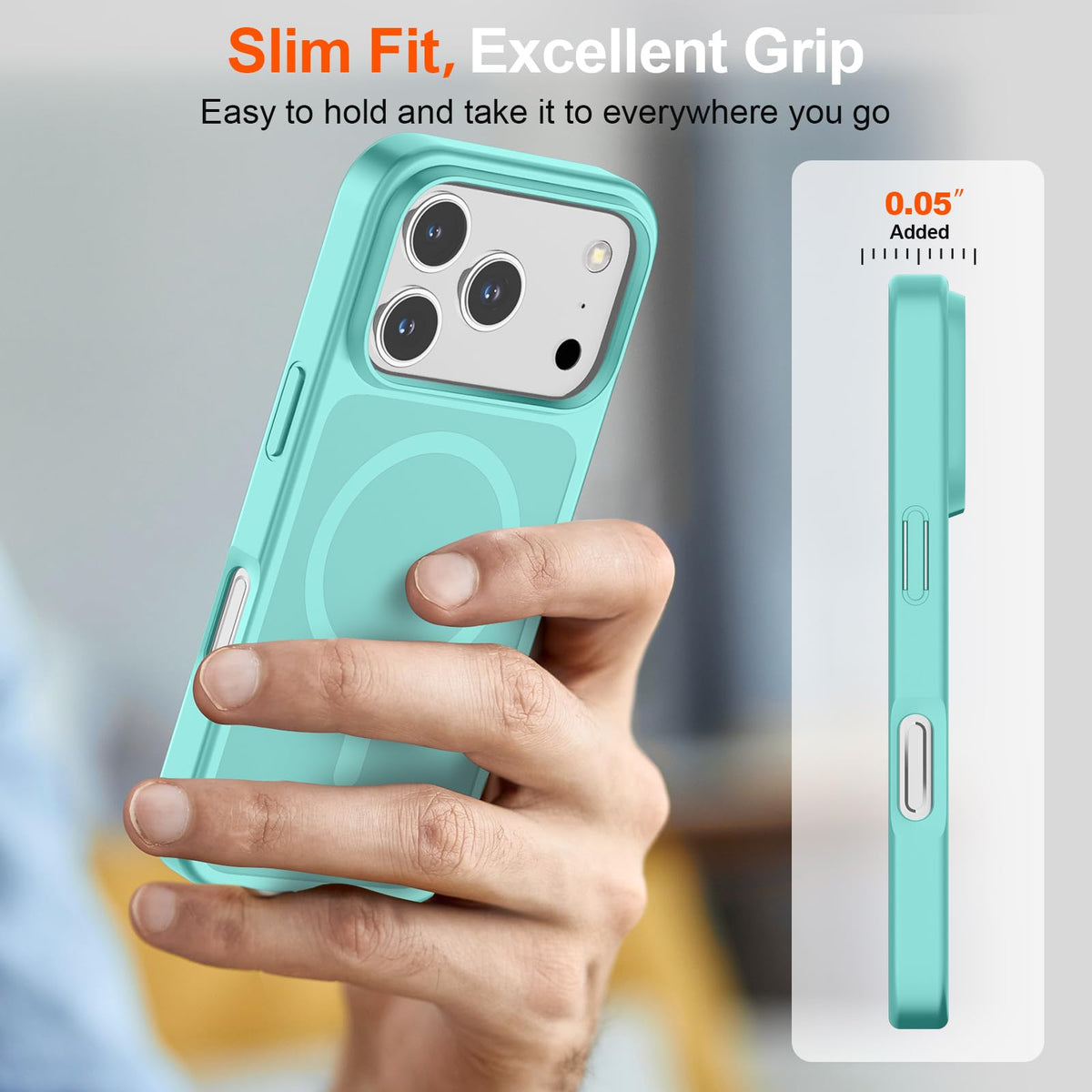 SUPFINE Magnetic for iPhone 18 Pro Max/17 Pro Max Case Dark Blue