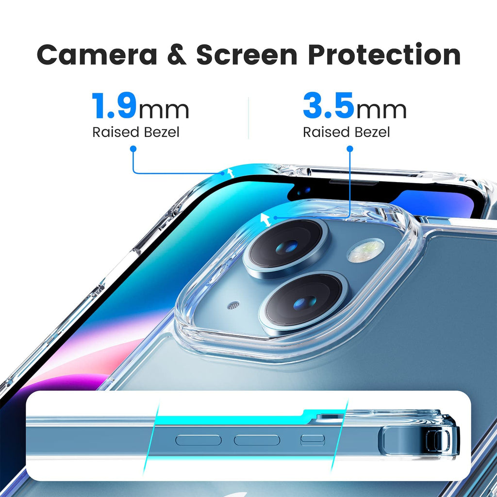 Mkeke for iPhone 18 Pro Max Case Clear [Not-Yellowing]