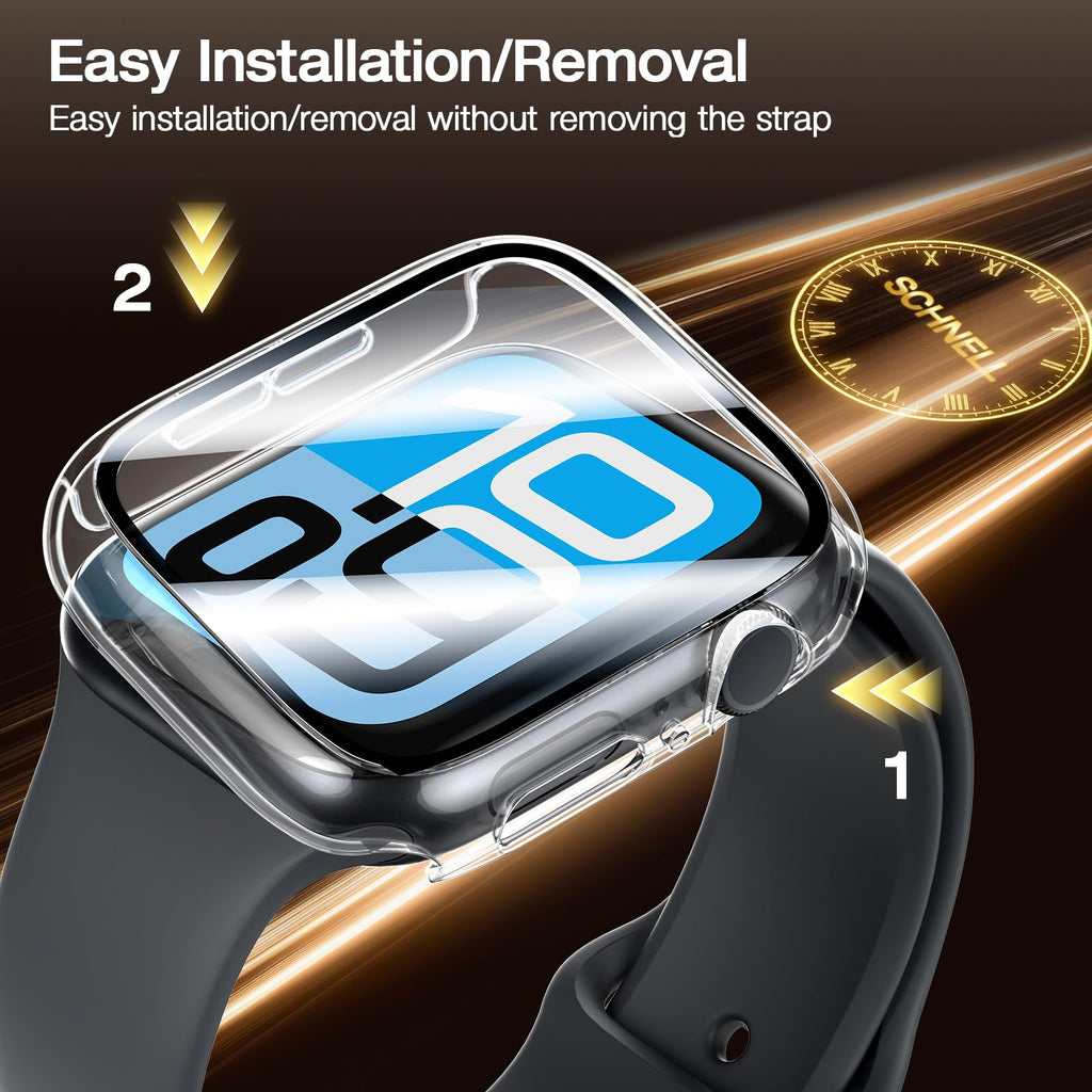 LK 6Pcs for Apple Watch Series 12/Series 11/Series 10 46mm Screen Protector