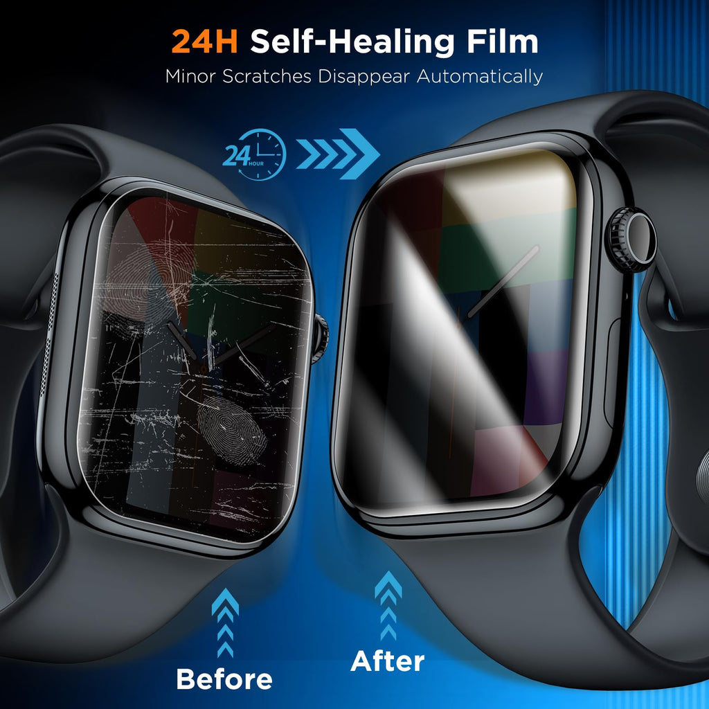 LK 6Pcs for Apple Watch Series 12/Series 11/Series 10 46mm Screen Protector