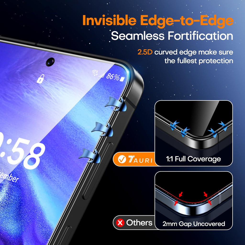 TAURI 2 Pack for Samsung Galaxy Z Fold 8 Ultra Screen Protector Clear