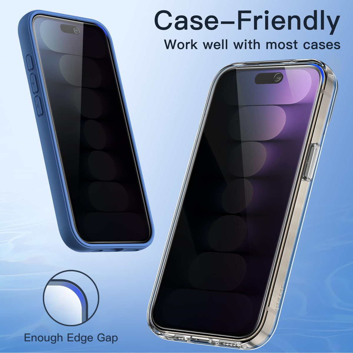 JETech Privacy Screen Protector for iPhone 18 Pro, 2-Pack