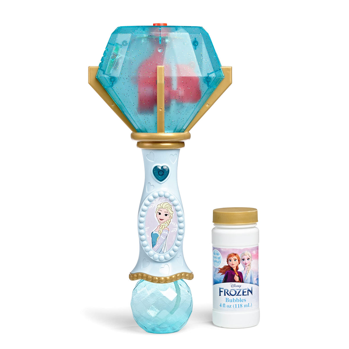 Little Kids Paw Patrol Marshall Light and Sound Musical Bubble Wand, Includes Bubble Solution