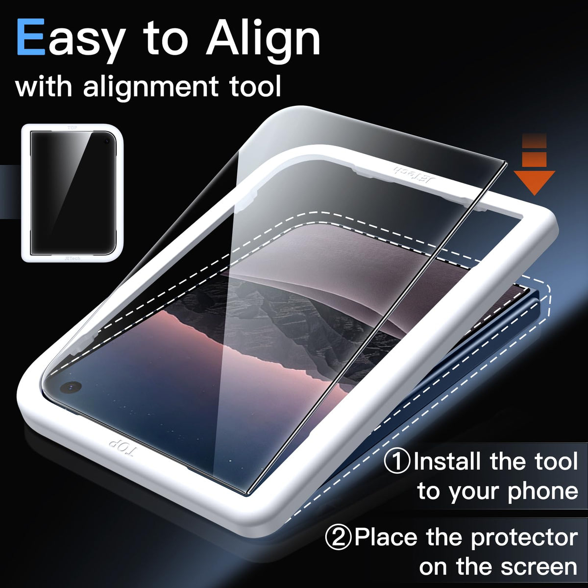 JETech Screen Protector for iPhone 18 Pro Max/17 Pro Max, 3-Pack