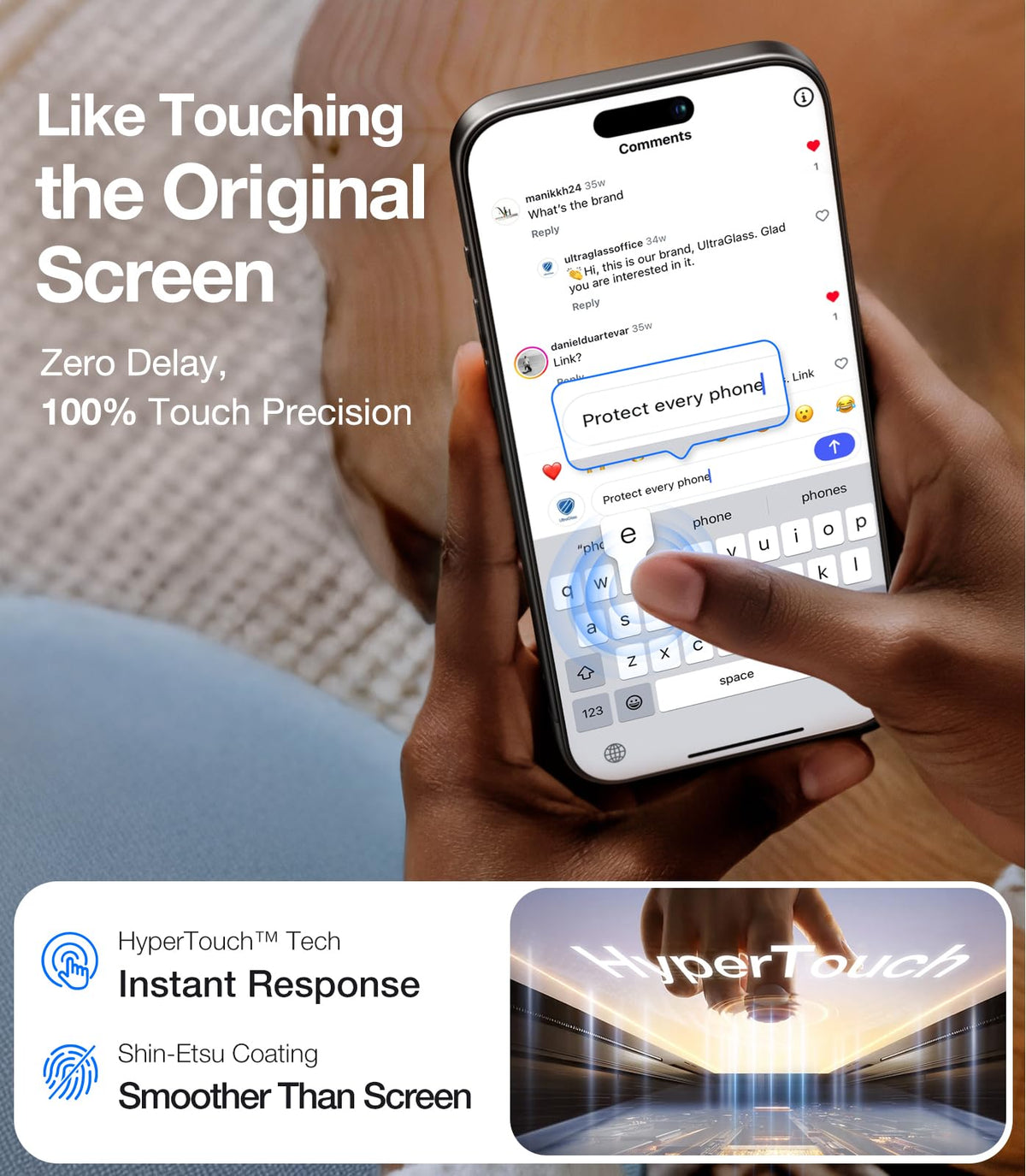 UltraGlass TOP 9H+ Armor for iPhone 14 Pro Max Privacy Screen Protector