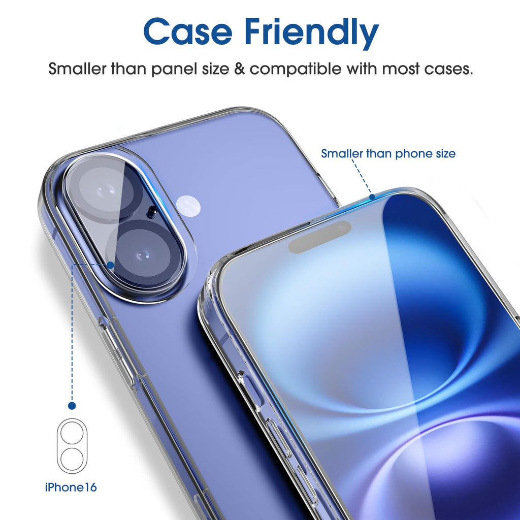amFilm OneTouch for iPhone 18 Pro Max 6.9'' Screen Protector Tempered Glass