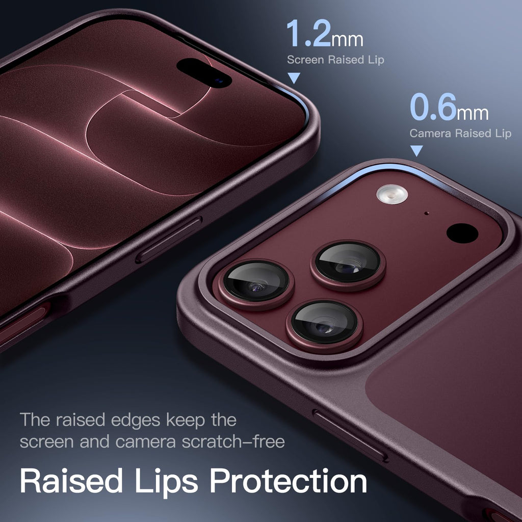 JETech Matte Case for iPhone Air, Black