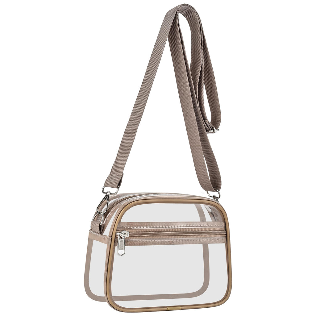 USPECLARE Clear Bag for Stadium Events Clear Sports Fan Handbags Purses
