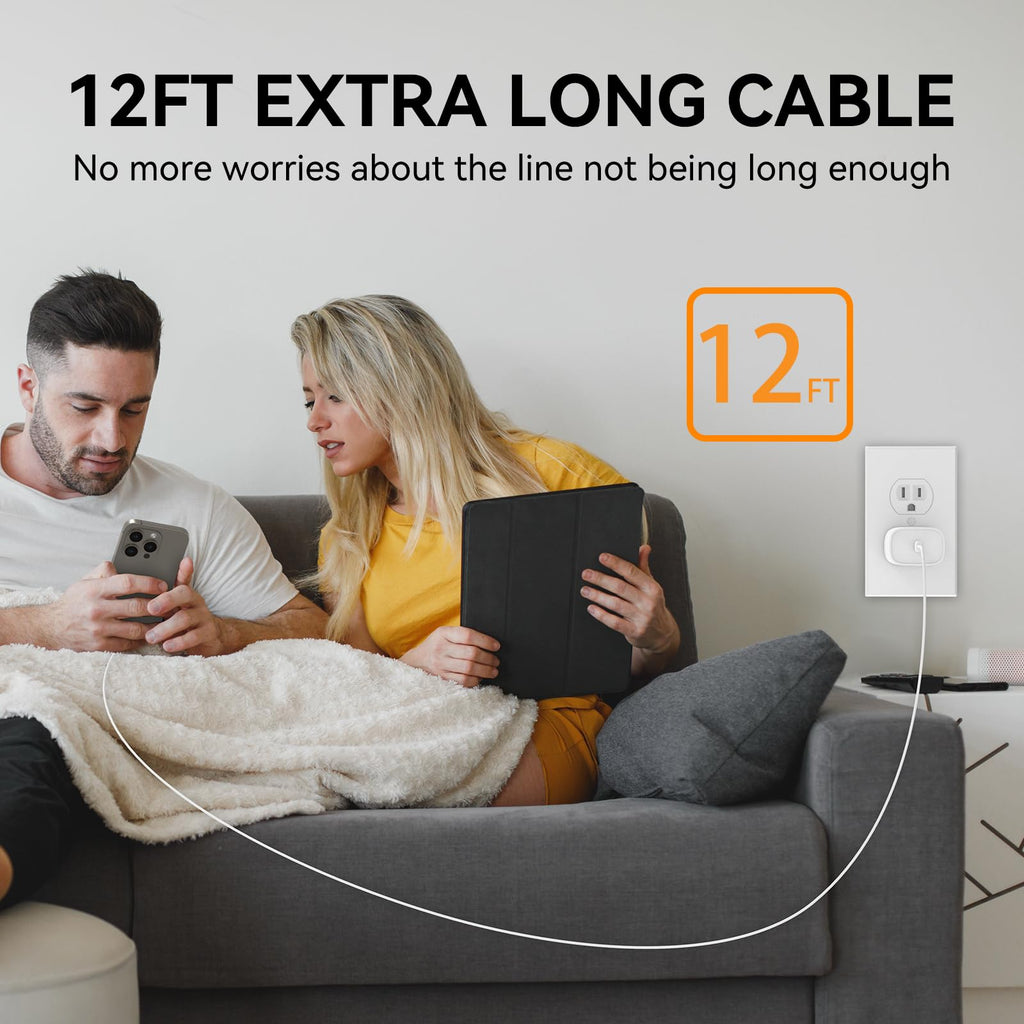 iPhone 18 17 16 Pro Max Charger Fast Charging, 20W iPhone Duo USB C Charger