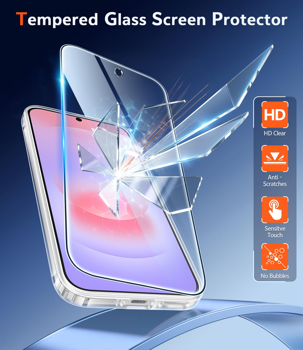 FNTCASE for Moto G-Power-5G-2026/2025 Clear Case with Screen Protector