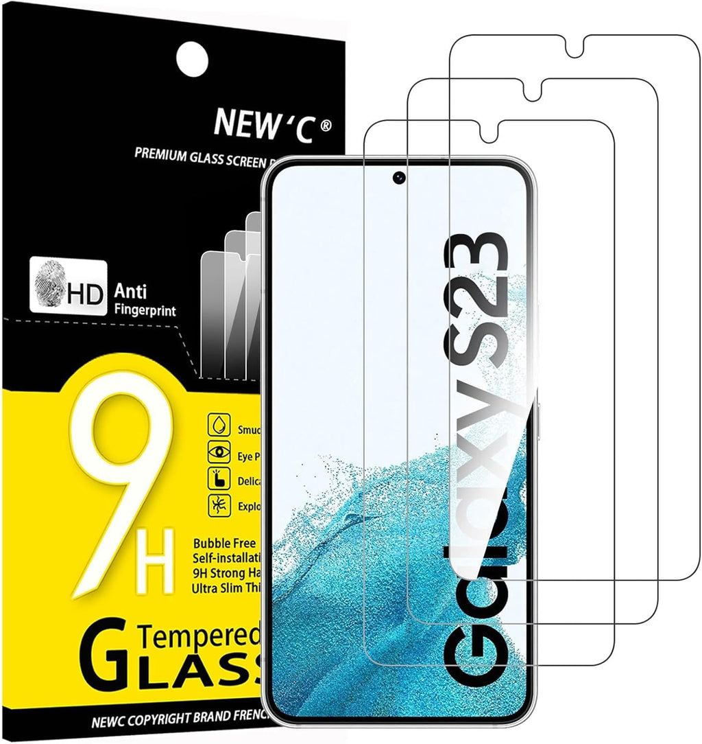 NEW'C for Samsung Galaxy S23 6.1" (SM-S911),Screen Protector Tempered Glass